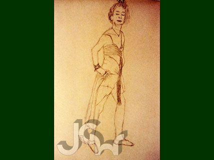 Woman In Robe